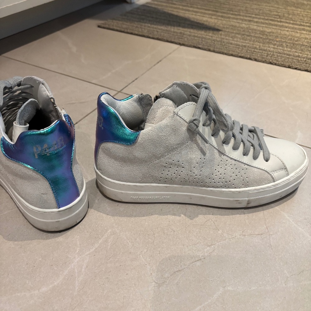 Women's P448 high top sneakers size 7
